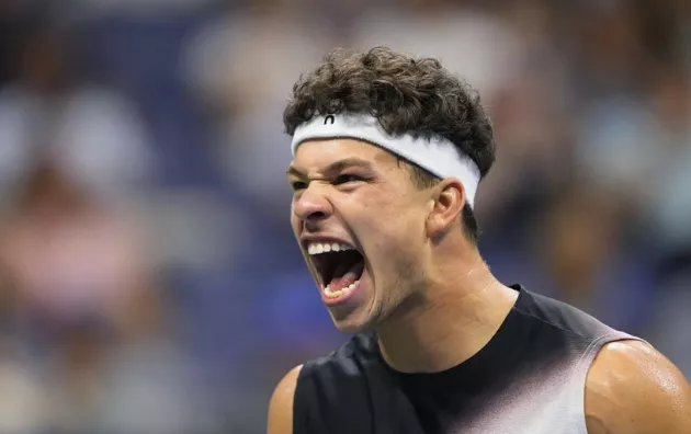 Бен Шелтон выиграл третий сет финала US Open