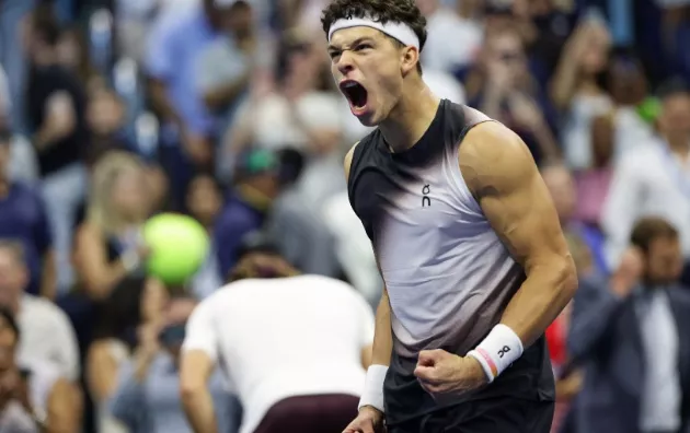 Бен Шелтон - четвёртый левша из США с несколькими четвертьфиналами на US Open