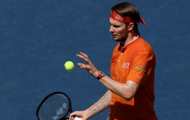 Александр Бублик нецензурно прокомментировал вылет с US Open