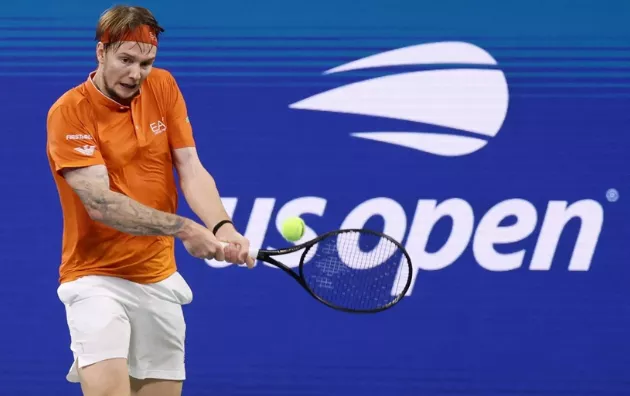Александр Бублик - перед третьим сетом финала US Open: Пошёл смотреть - спс, что напомнили