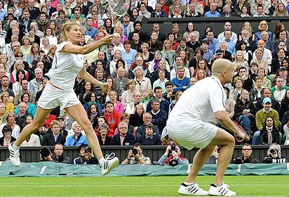 Фото: Getty Images. Штеффи Граф и Андре Агасси снова в игре