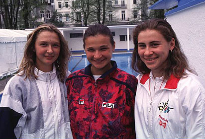 Фото: Imago. Слева-направо: Елена Лиховцева, Наталья Медведева и Елена Макарова